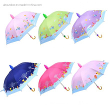 Kids Umbrella Cartoon with Anti-Drip Plastic Cover Child Plastic Small Umbrella